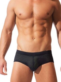 ������-����� "Full Punch Hole Briefs - Black" 