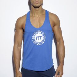 �����-���������� "Fitness Badge Plain Tank Top - Royal Blue" 