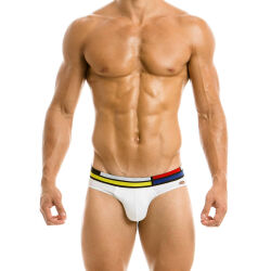�����-����� "New Mondrian Briefs - White" 
