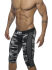 ����������� ������� �������� "Fetish Knee Length Pant Back Opening - Camouflage Charcoal" 
