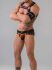 �����-����� "Youngero - Men's Fetish Briefs Mesh Open Rear - Neon Orange" 