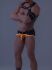 �����-����� "Youngero - Men's Fetish Briefs Mesh Open Rear - Neon Orange" 