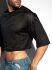 �������� / ����-��� "Oversize Crop Top - Black" 