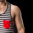 �����-���������� "Eldin Tanktop - Black/White" (SALE!) 