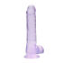 �������������-��������� "RealRock 8' Realistic Cock With Balls - Purple" 