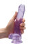 �������������-��������� "RealRock 8' Realistic Cock With Balls - Purple" 