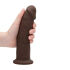�������������-��������� "RealRock Silicone 9' Dual Density - Brown" 