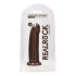 �������������-��������� "RealRock Silicone 9' Dual Density - Brown" 