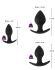�������� ������ "Black Velvets - Anal Trainer Set" (�������� 3 ����������� ������) (����. ����!) 