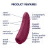���������� "Satisfyer - Curvy 1+ Red" (� ��������� � ��������-�������� ��������) 