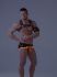 �����-����� "Youngero - Men's Fetish Briefs Mesh Codpiece - Neon Orange" 