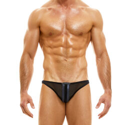 �����-����� "V. Fluid Low Cut Briefs - Black" 
