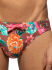 ������-����� "Roses Swim Briefs - Brown" 
