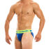 �����-����� "Phosphor Tanga Briefs - Blue" 