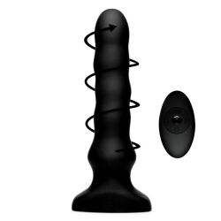 �������� ���������� "Silicone Vibrating & Squirming Plug with Remote Control" (� ��������� � ��������) (����. ����!) 
