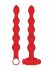 ����� ��� �������� ���������� "Ouch! - Silicone USB-Rechargeable Anal Set - Red" 