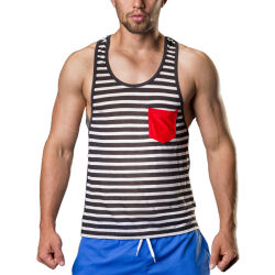 �����-���������� "Eldin Tanktop - Black/White" (SALE!) 