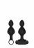 ����� ��� �������� ���������� "Ouch! - Silicone USB-Rechargeable Anal Set - Black" 