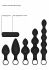����� ��� �������� ���������� "Ouch! - Silicone USB-Rechargeable Anal Set - Black" 