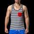 �����-���������� "Fido Tanktop - Navy/White" (SALE!) 
