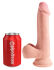 �������������-��������� "King Cock Plus - 7,5' 3D Cock With Balls Light" 