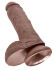 �������������-��������� "King Cock - 8' With Balls RD Brown" 
