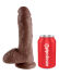�������������-��������� "King Cock - 8' With Balls RD Brown" 