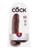 �������������-��������� "King Cock - 8' With Balls RD Brown" 