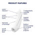 ���������� "Satisfyer - Curvy 1+ White" (� ��������� � ��������-�������� ��������) 