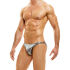 �����-����� "King Cheetah Low Cut Briefs - Metal" 