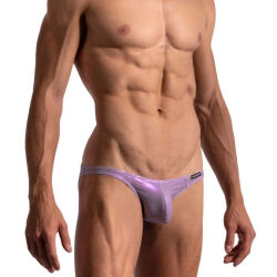 �����-����� "M2198 - Low Rise Briefs White / Lilac" 