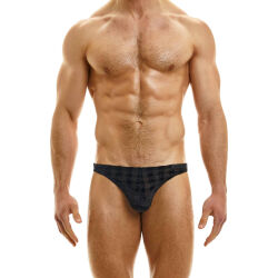 �����-����� "Pied De Poule Low Cut Briefs - Black" 
