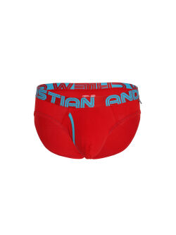 �����-����� "Almost Naked Fly Tagless Briefs - Red" 