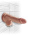 �������������-��������� "King Cock Plus - 6,5' 3D Cock With Balls Tan" 