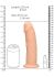 �������������-��������� "RealRock Silicone 9' Dual Density - Flesh" 