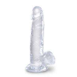 �������������-��������� "King Cock Clear - 7' Cock With Balls" 