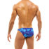 ������-����� "Recycled Camo Low Cut Brief - Camo Blue" 