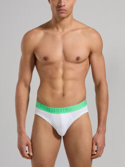 �����-����� "Fashion Bicolor - 2-Pack Men's Briefs White" (�������� 2 ��.) 