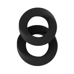 ����������� ������ "Sono #24 Cockring Set Black" (�������� 2 ��.) 