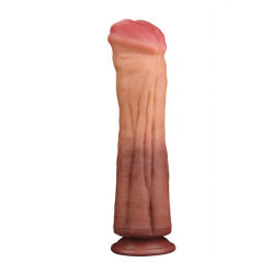 �������������-��������� "Dual Layered Platinum Silicone Cock 12" 