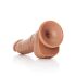 �������������-��������� "RealRock 6' Curved Realistic Dildo with Balls - Tanned" 