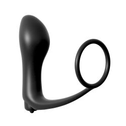 ���������� / �������� �������� / ����������� ������ "Anal Fantasy - Ass-Gasm Cockring Vibrating Plug" (� ���������) (����. ����!) 