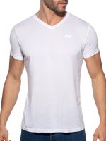 �������� "Basic V-Neck T-Shirt - White" 