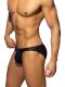 �����-����� "Black Stripes Bikini Briefs - Black" 