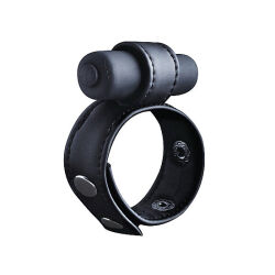 ����������� ������ - ������ "Ouch! - Leather Cock Ring Black" (� ���������) 