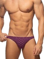 �����-����� "�um Dots Bikini Briefs - Aubergine" 