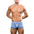 �����-������� "Almost Naked Fly Stripe Boxer - Electric Blue/White Stripes" 