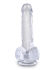 �������������-��������� "King Cock Clear - 6' Cock With Balls" 