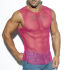 �����-���������� "Mesh Broad Tank Top - Fuchsia" 