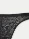 �����-������� "Free Cut Lace Thong Black" 